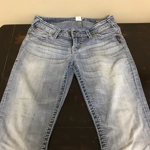Silver Camden Rose Bell Jeans